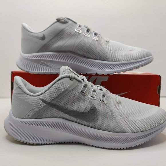 Women's Nike Quest 4 Road Running Shoes White Size 11 DA1106-100 - Picture 4 of 8